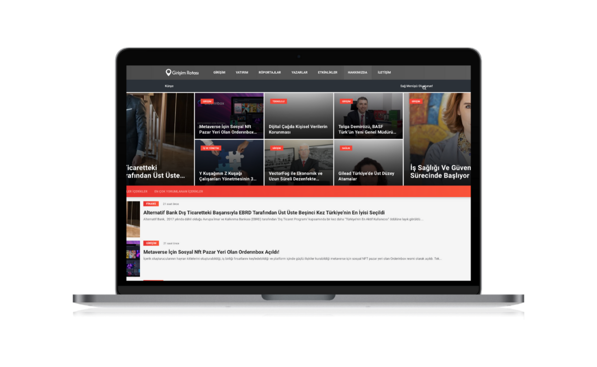 Web Projesi Ekran Görüntüsü
