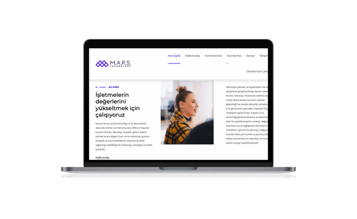Web Projesi Ekran Görüntüsü