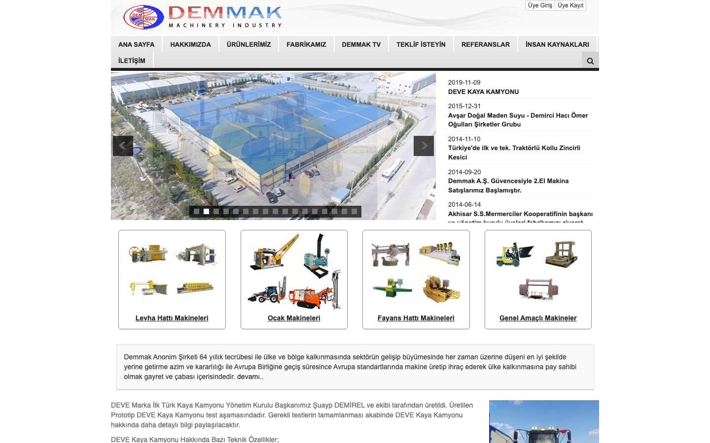 Web Projesi Ekran Görüntüsü