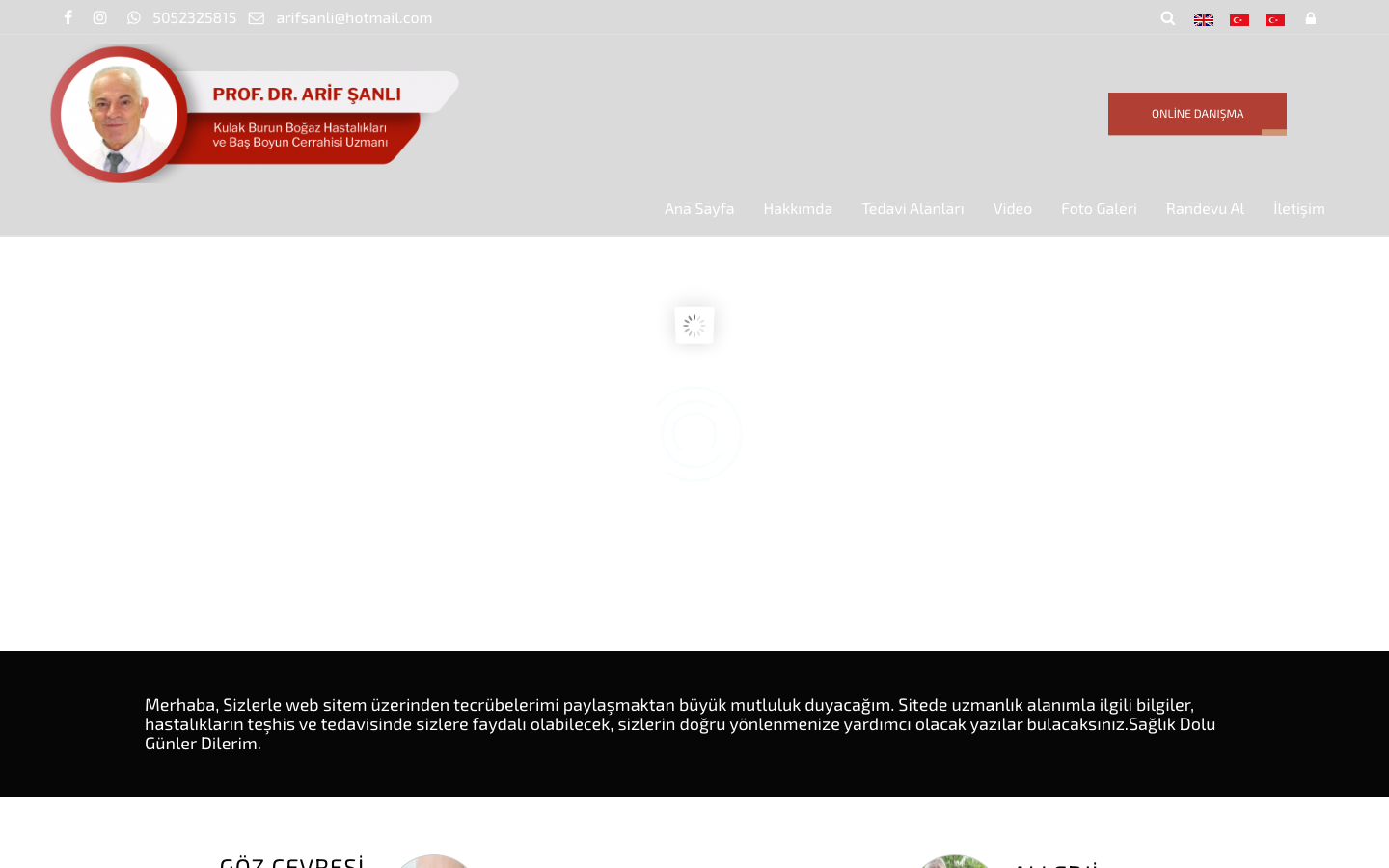 Web Projesi Ekran Görüntüsü