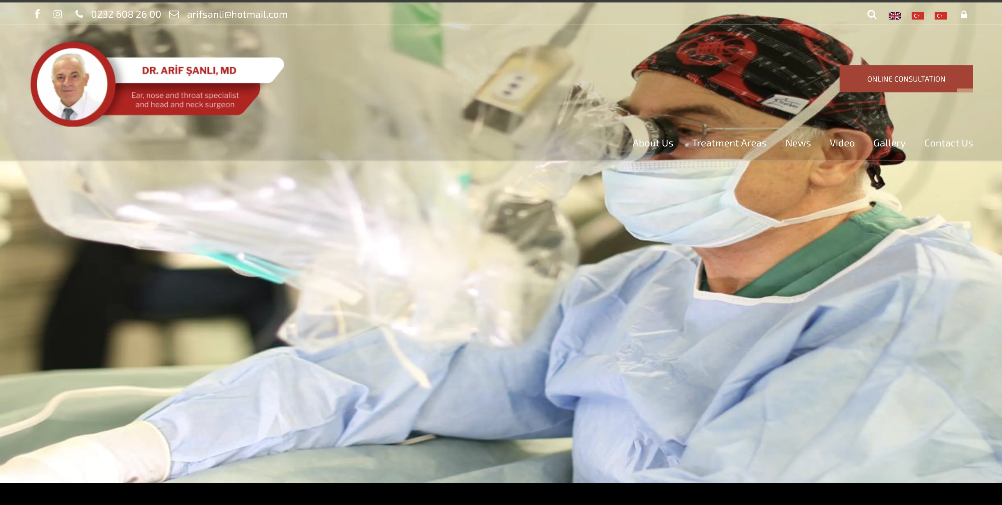 Dr. Arif Şanlı - KBB & Baş Boyun Cerrahisi