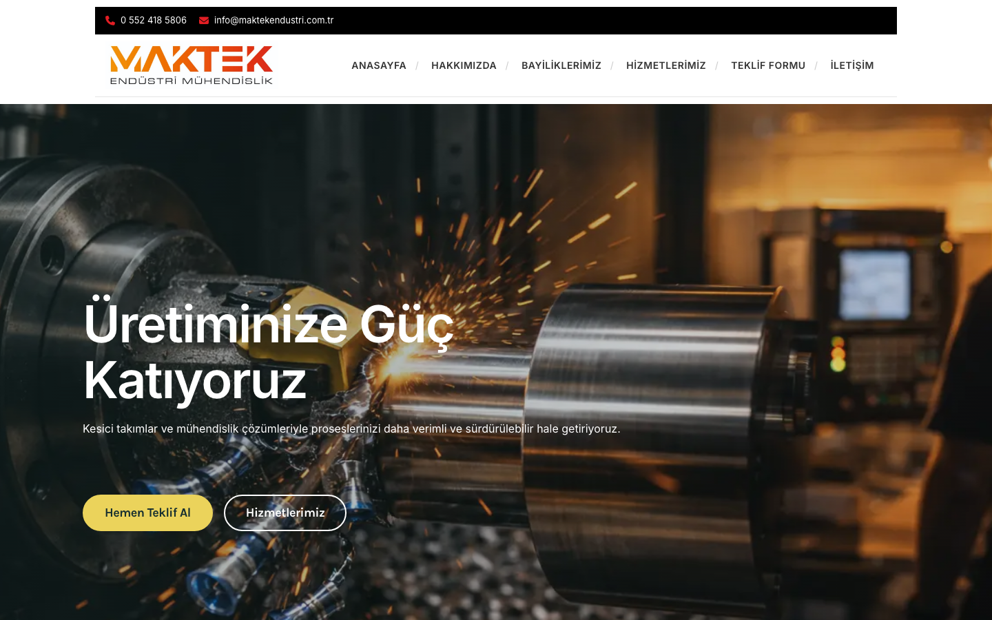 Web Projesi Ekran Görüntüsü