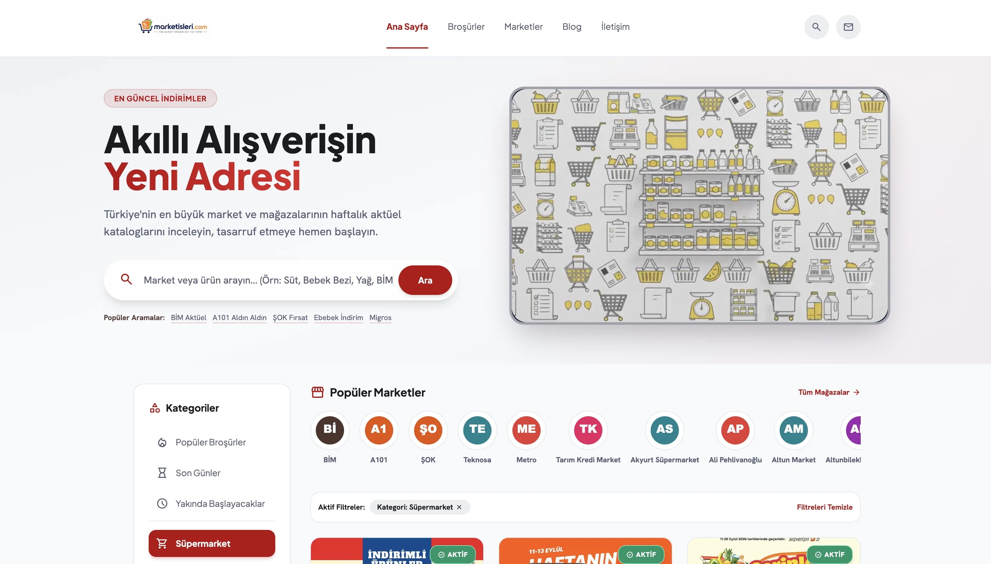 Market İşleri - İndirim Katalogları & Kampanya Portalı