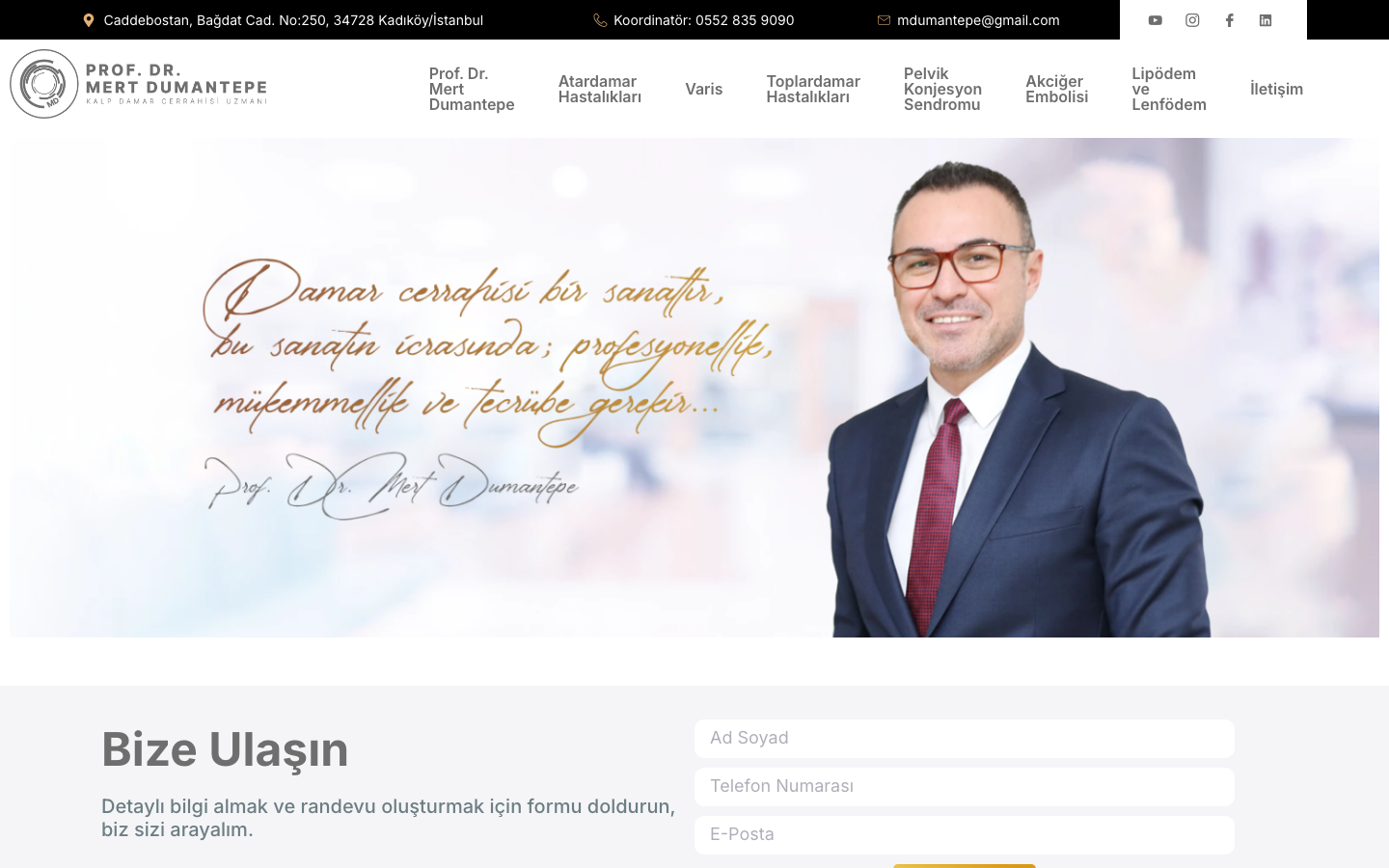 Web Projesi Ekran Görüntüsü