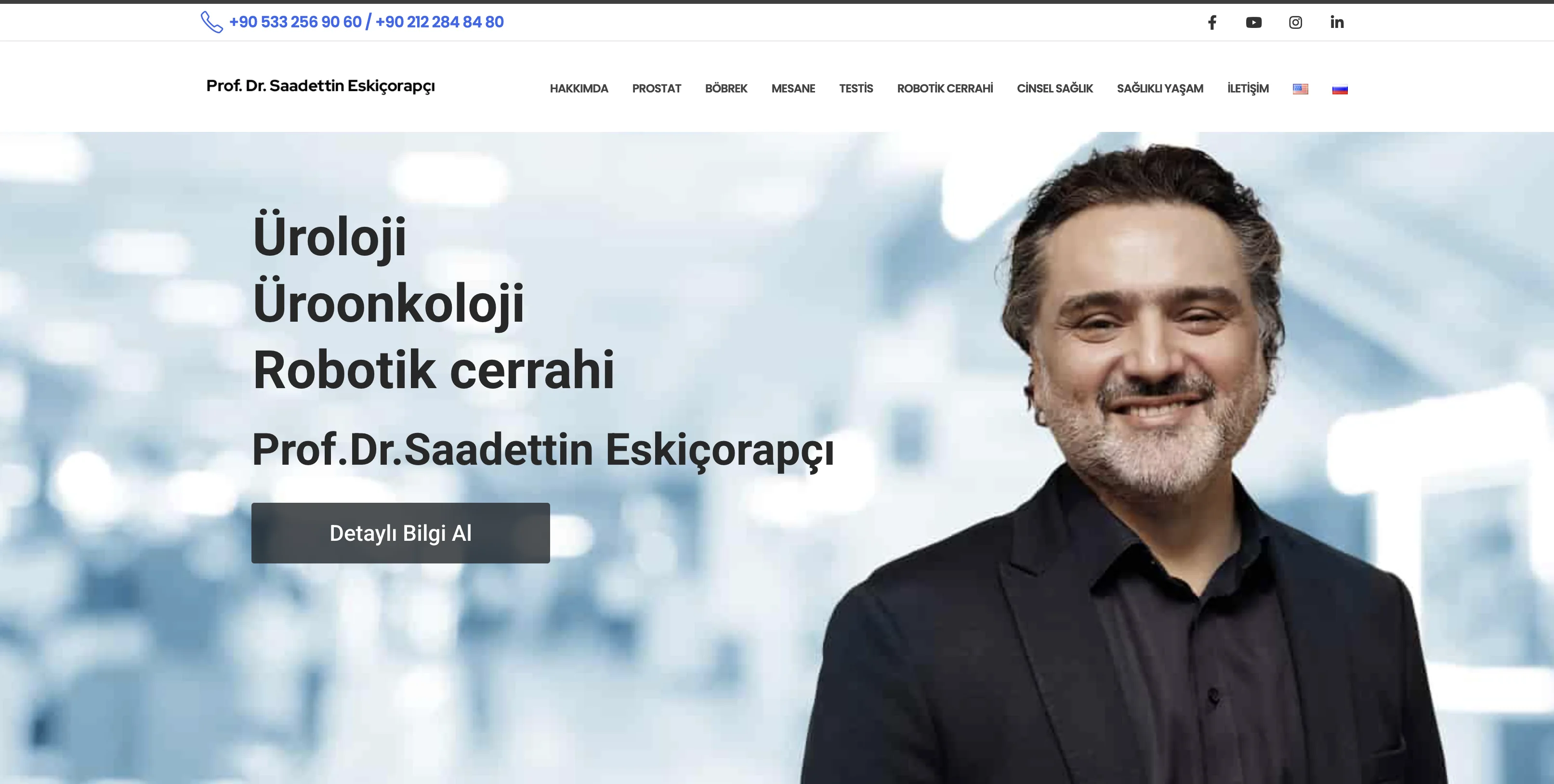Prof. Dr. Saadettin Eskiçorapçı - Üroloji Uzmanı